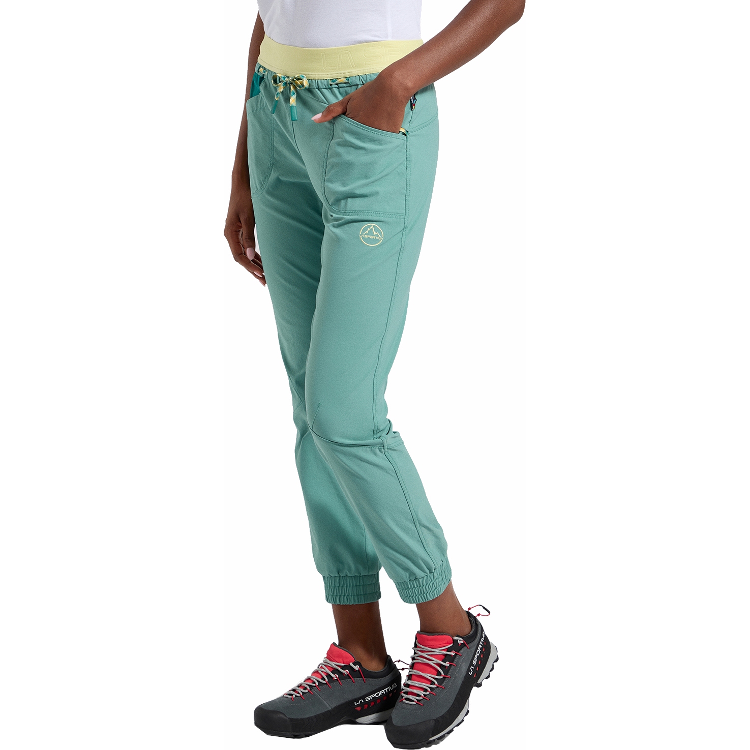 Foto de La Sportiva Pantalones Mujer - Mantra - Juniper/Everglade