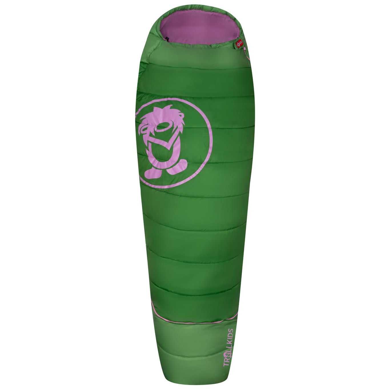 Produktbild von Trollkids Fjell Dreamer Extendable Schlafsack Kinder - Pistachio Green/Wild Rose