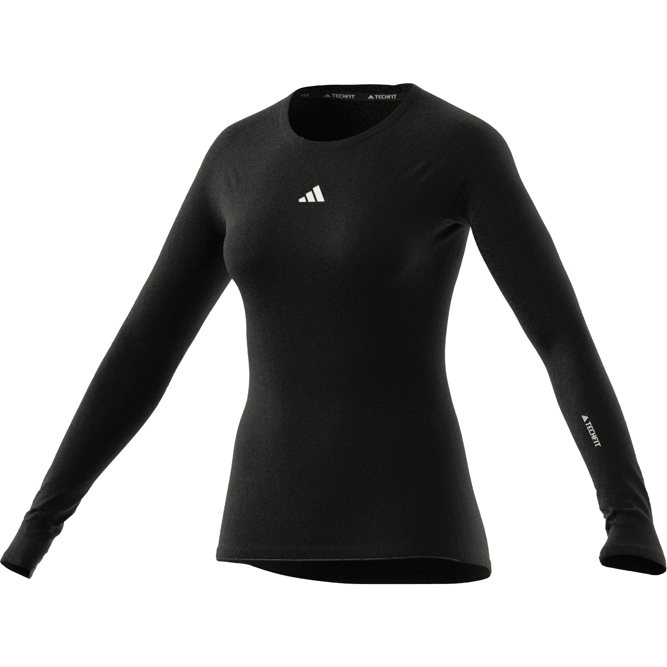 Picture of adidas Techfit Training Long-Sleeve Top Women - black HY3214