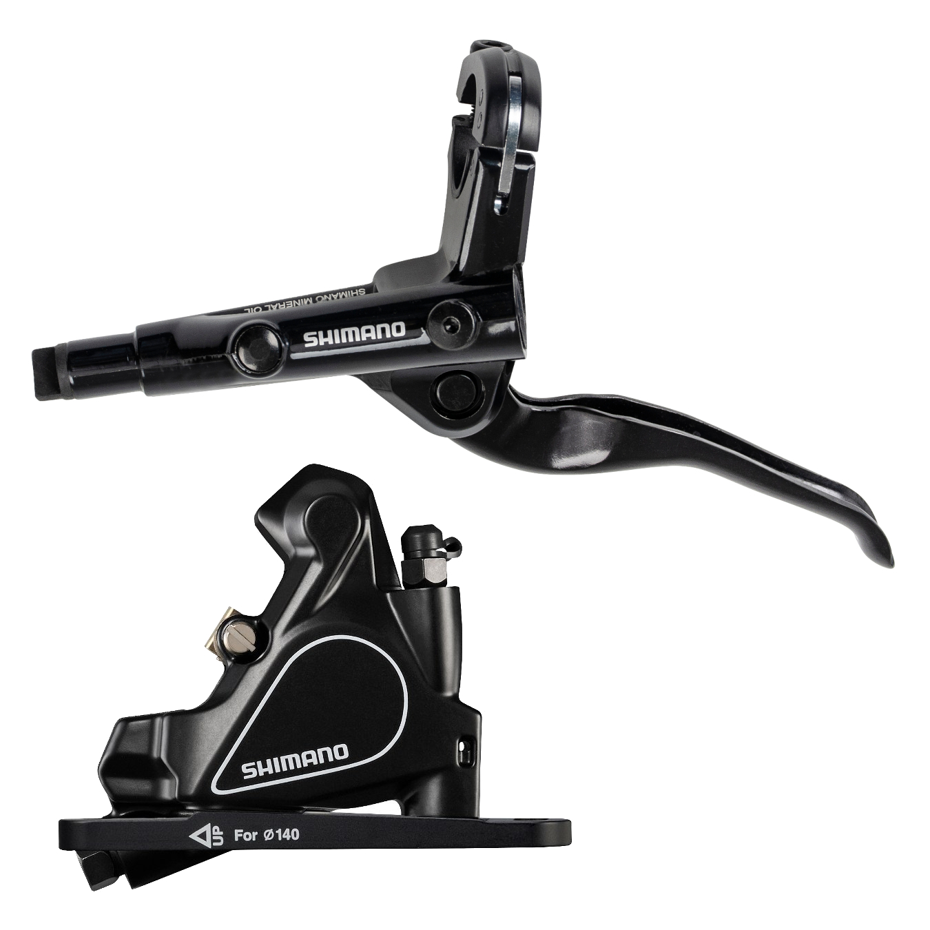 Picture of Shimano BL-RS600 + BR-RS405 Hydraulic Disc Brake - I-Spec II - Flat Mount - J-Kit - Set FW