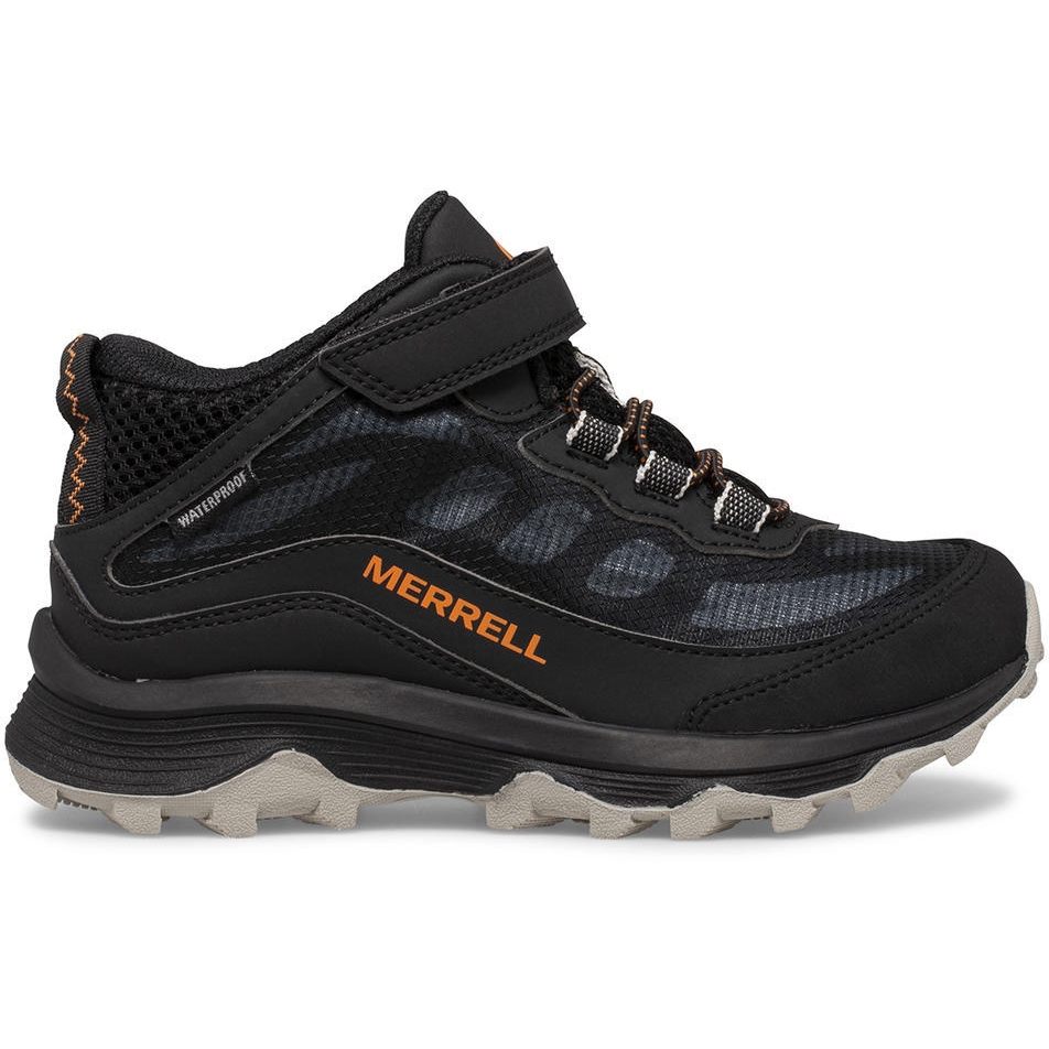 Picture of Merrell Moab Speed Mid A/C Waterproof Shoes Kids - black