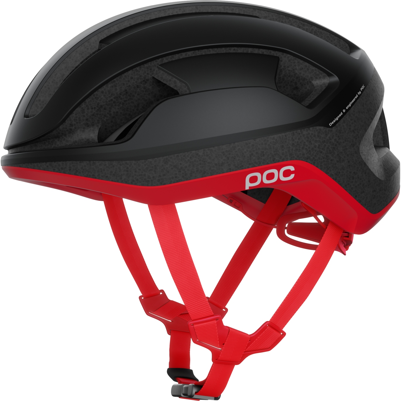 Produktbild von POC Omne Lite Helm - 8639 Uranium Black/Prismane Red Matt