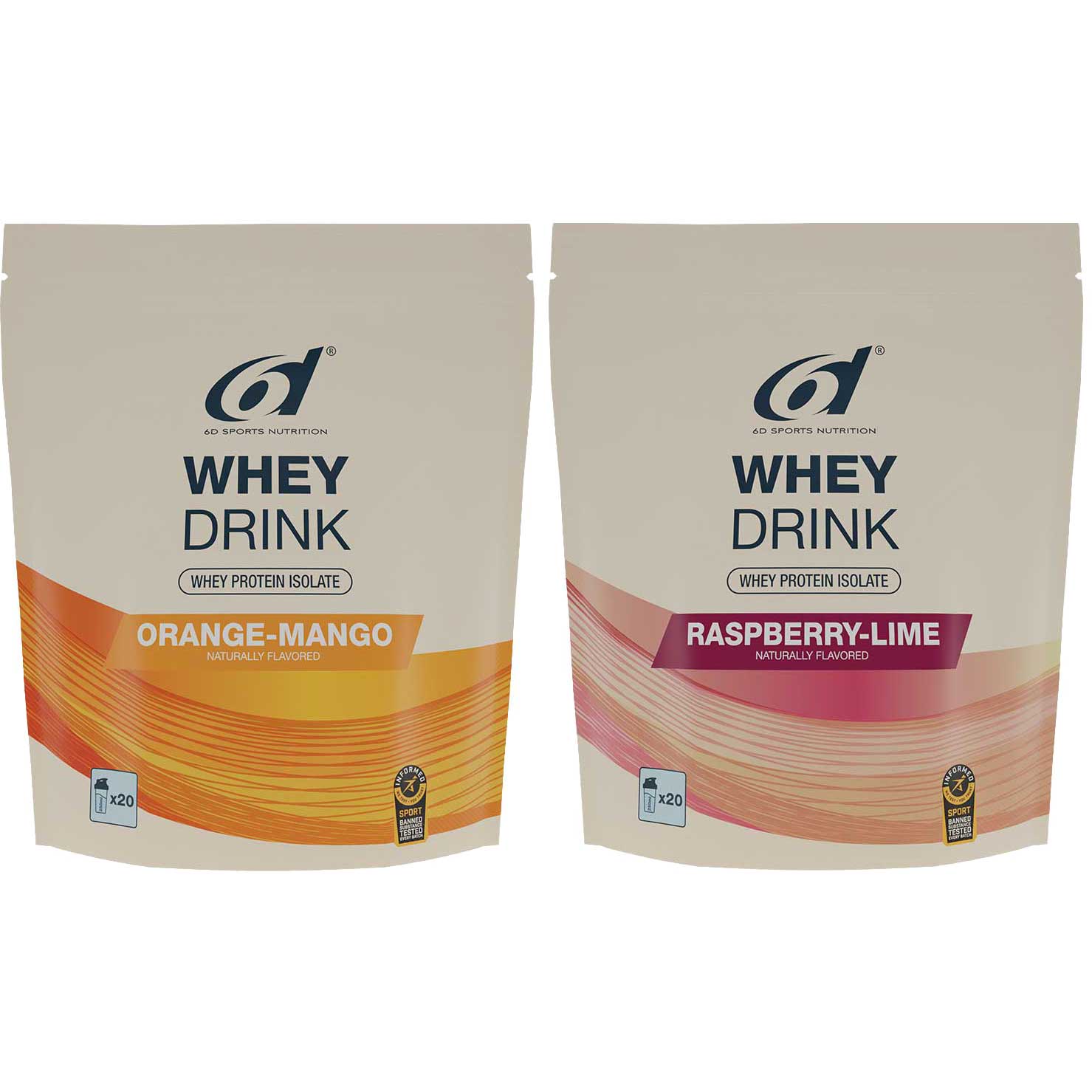 Produktbild von 6d Sports Nutrition Whey Drink - Eiweiß-Getränkepulver - 480g