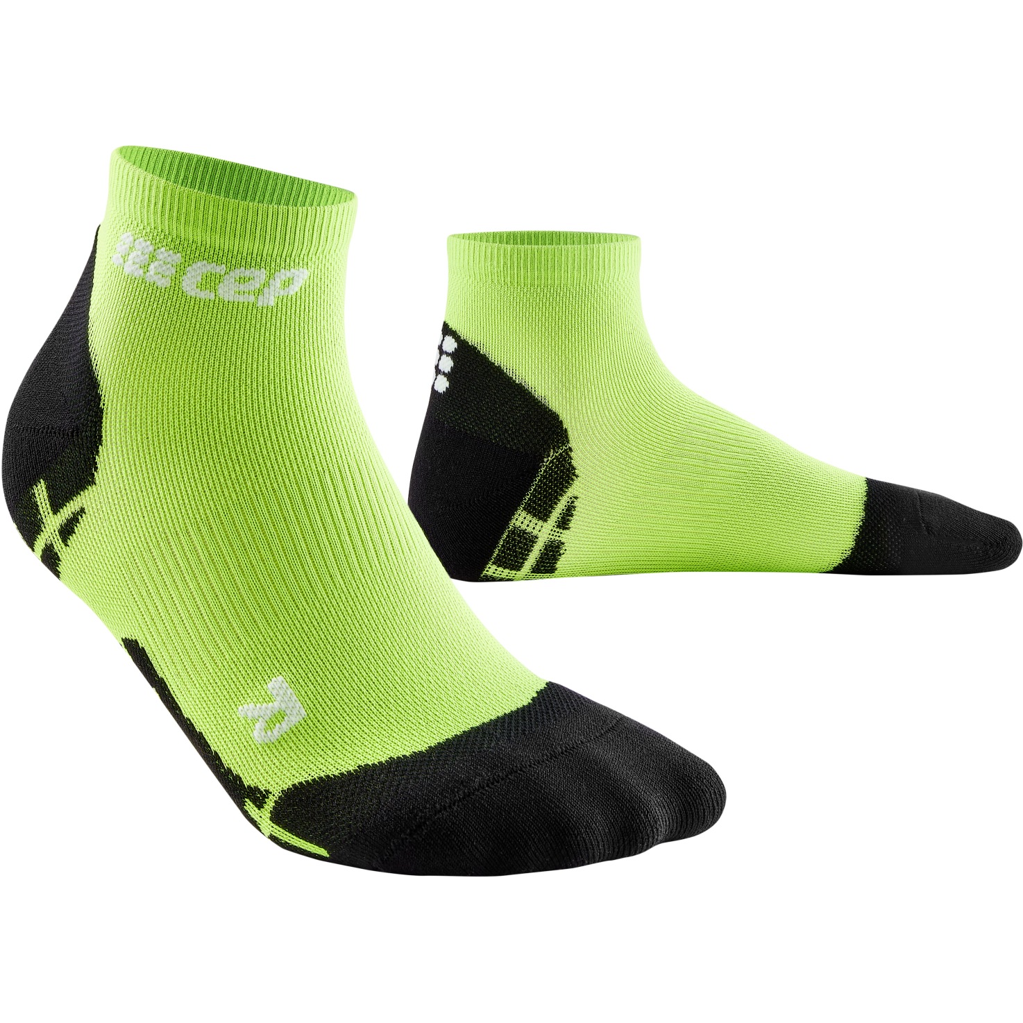 CEP Ultralight Low Cut Compression Socks Men - flash green/black | BIKE24
