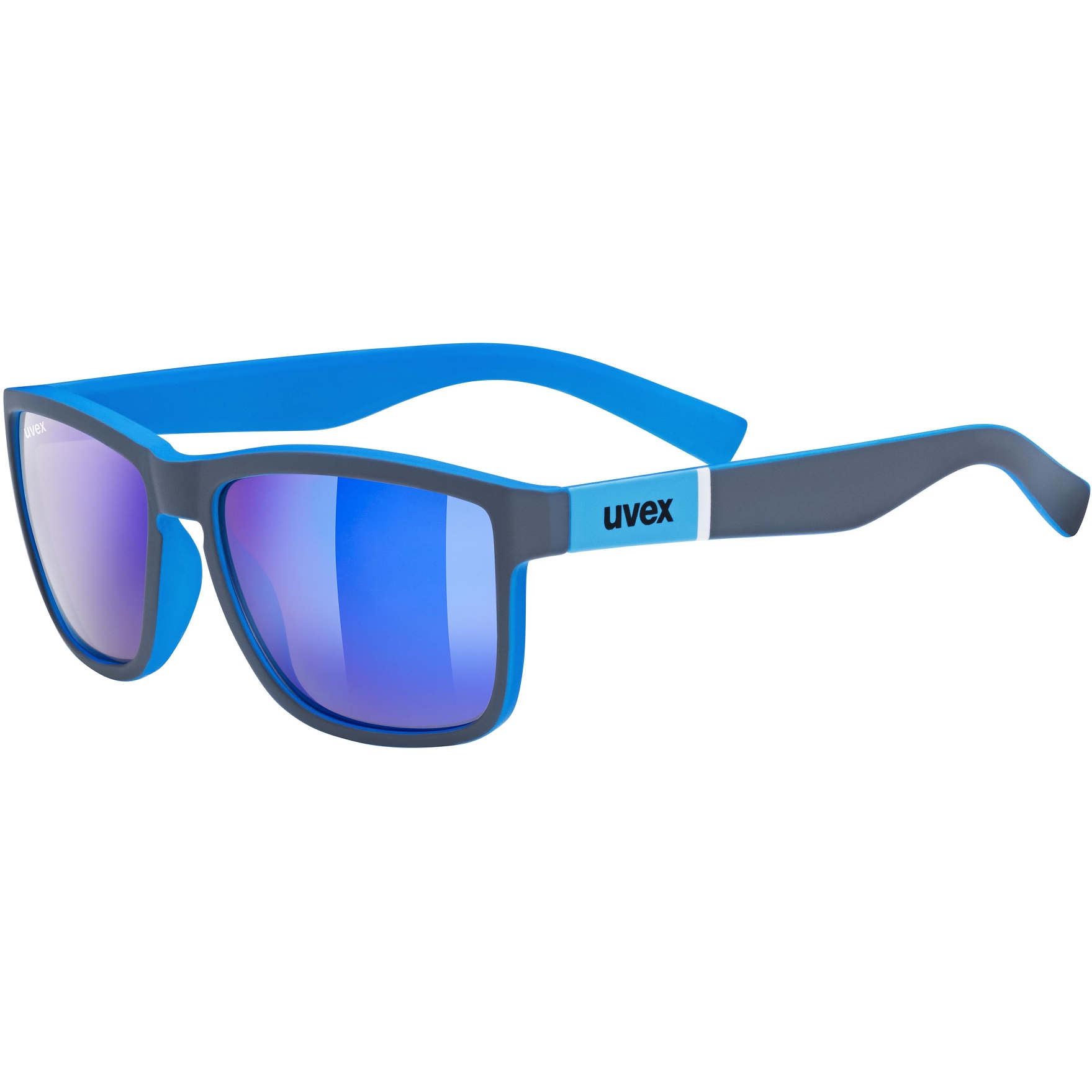 Picture of Uvex lgl 39 Glasses - grey mat blue - mirror blue