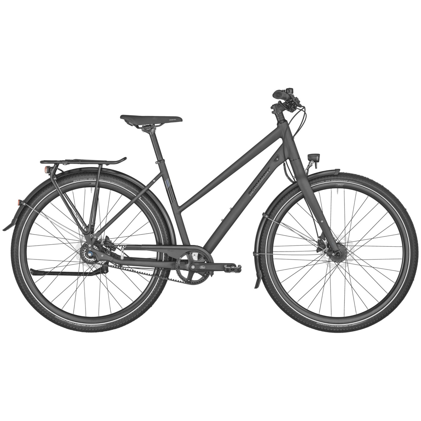 Productfoto van Bergamont VITESS N8 BELT LADY - Women´s Touring Bike - 2023 - matt anthracite grey