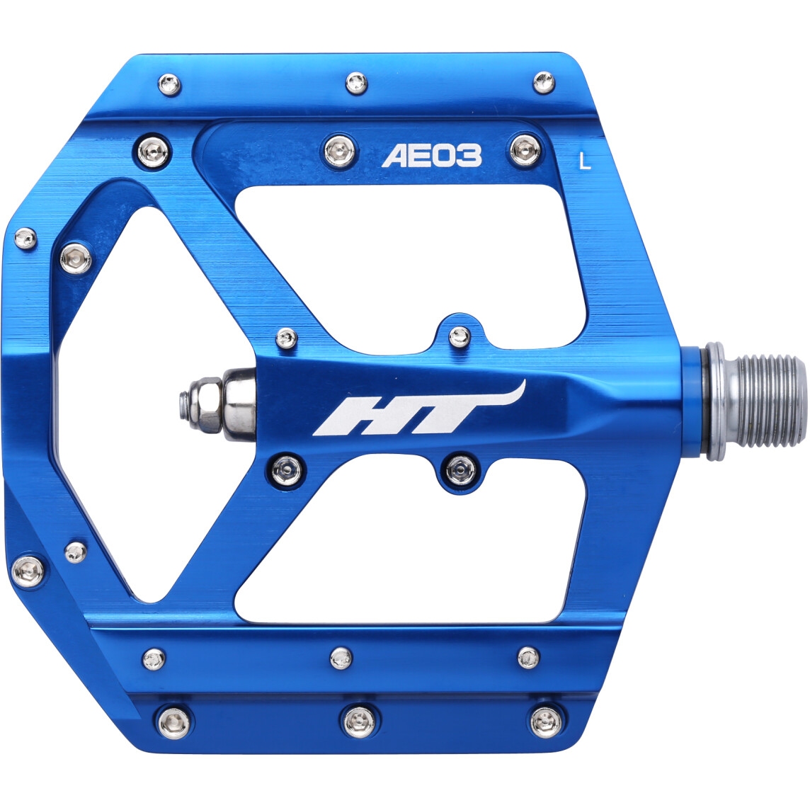 Picture of HT AE03 EVO+ Flat Pedal Aluminium - marine blue
