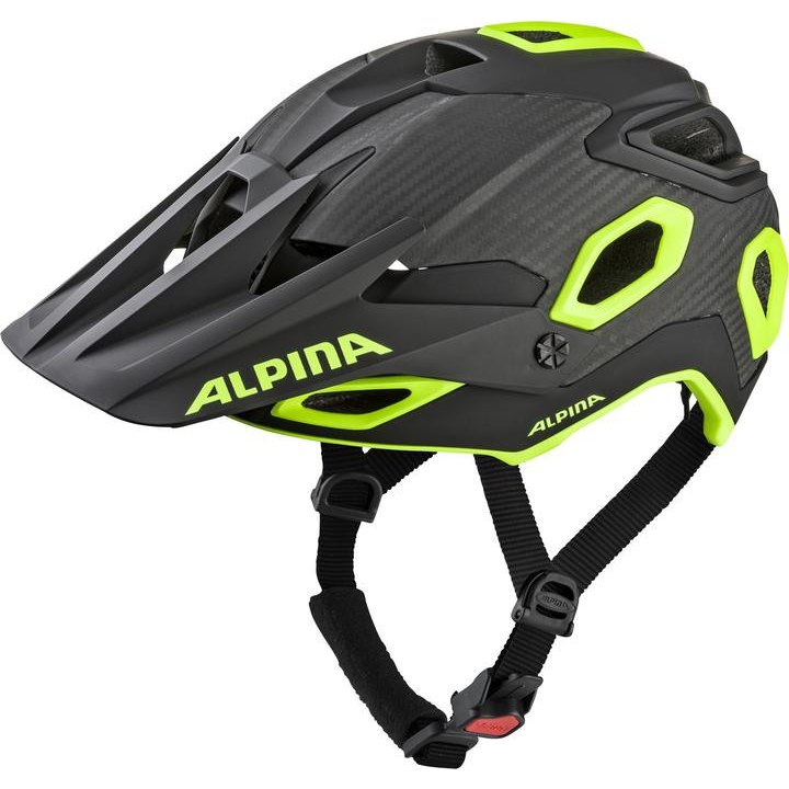 Picture of Alpina Rootage Helmet - black-neon-yellow
