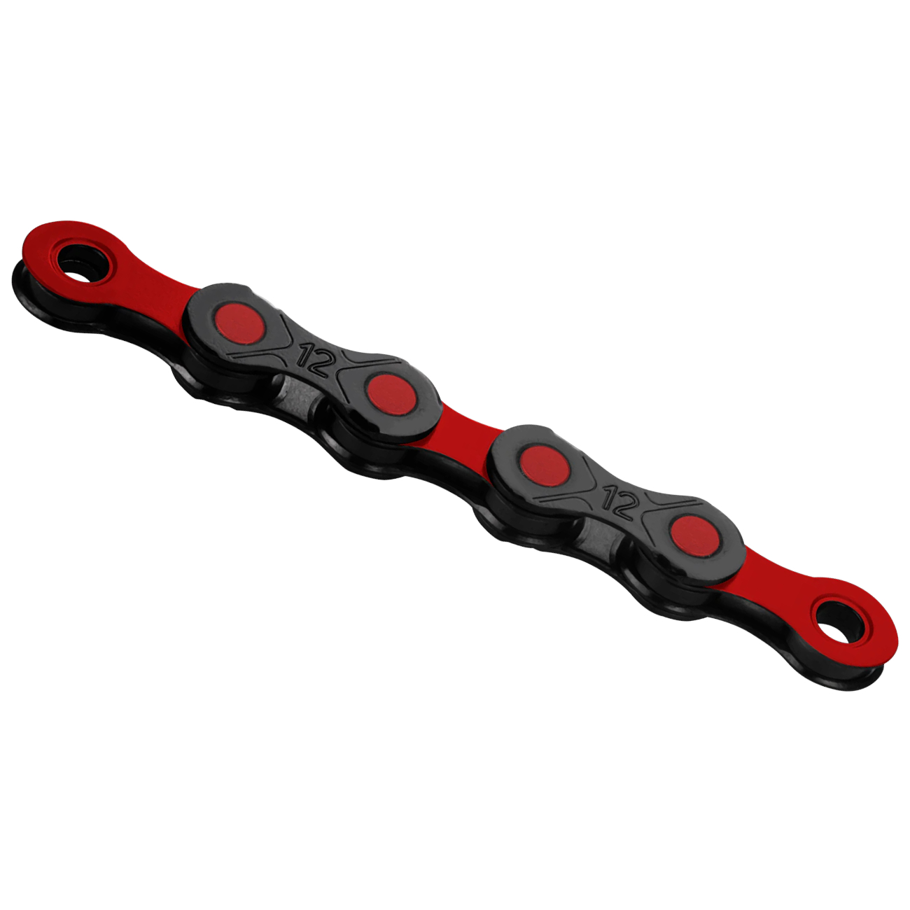 KMC DLC Chain - WAXED | 12-speed - black/red | BIKE24