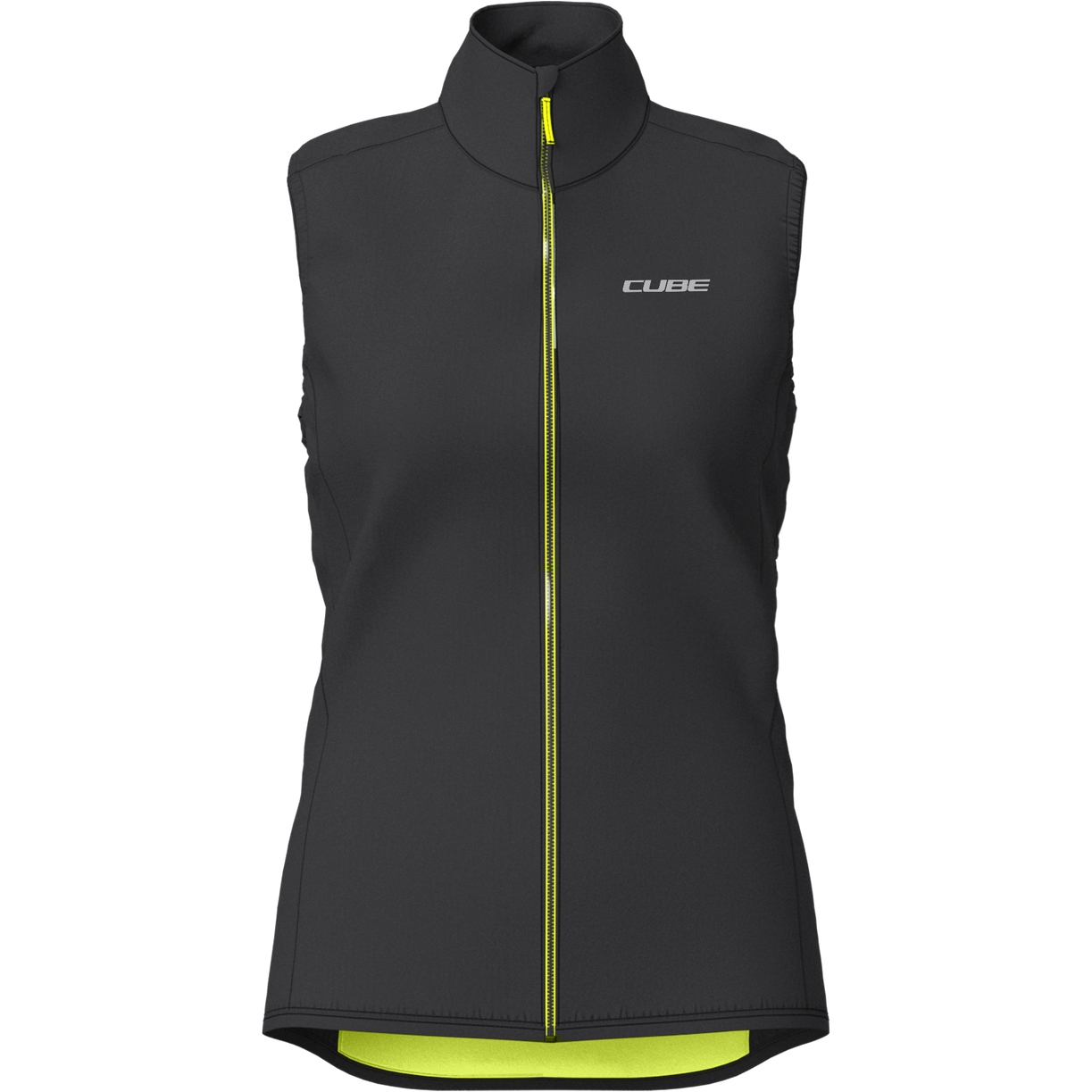 Produktbild von CUBE CMPT Windweste Damen - black´n´yellow