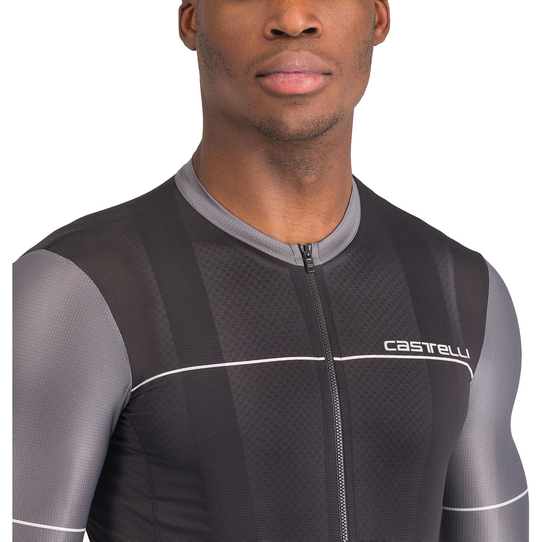 Castelli Unlimited Endurance 2 Jersey Men - light black/smoky grey