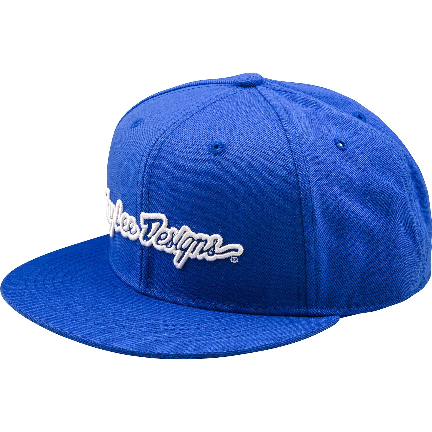 Кепка Troy Lee Designs Flat Bill Snapback - фирменного синего цвета