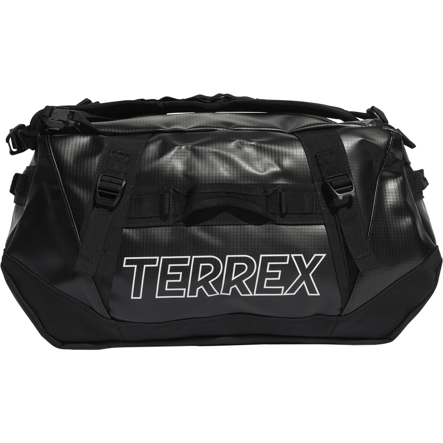 Productfoto van adidas TERREX RAIN.RDY Expedition Duffeltas S - 50L - zwart/zwart/wit IN8327