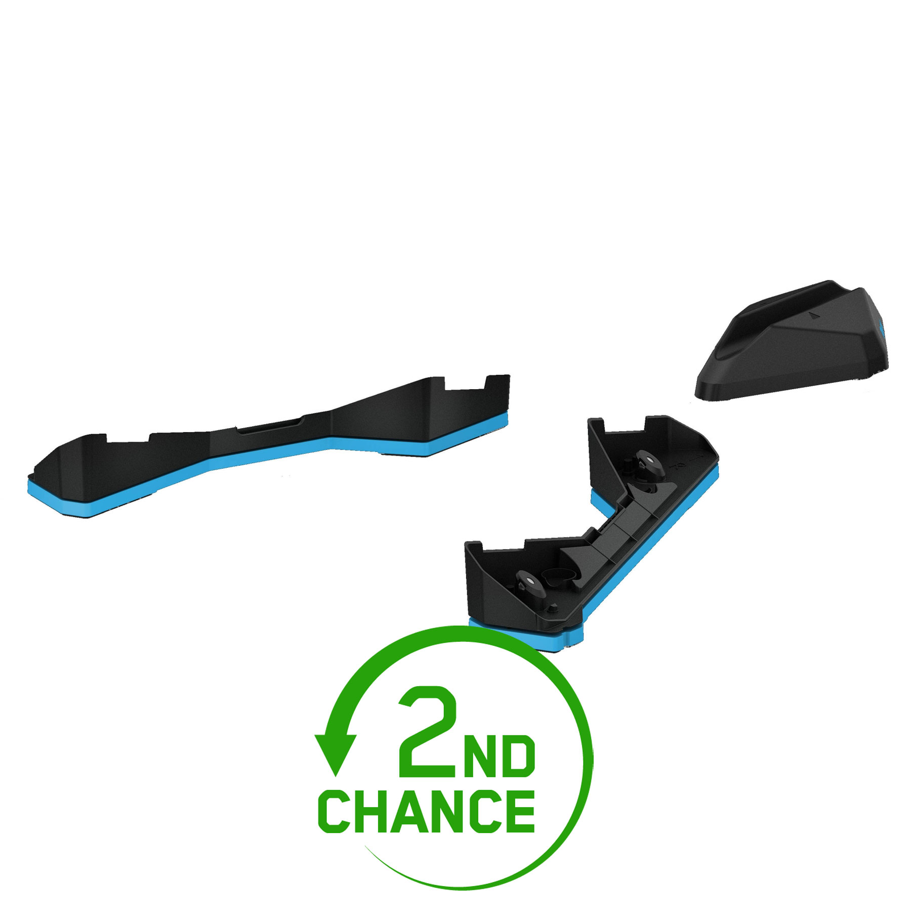 Produktbild von Garmin Tacx NEO Motion Plates &amp; Vorderradstütze - blau/schwarz - B-Ware
