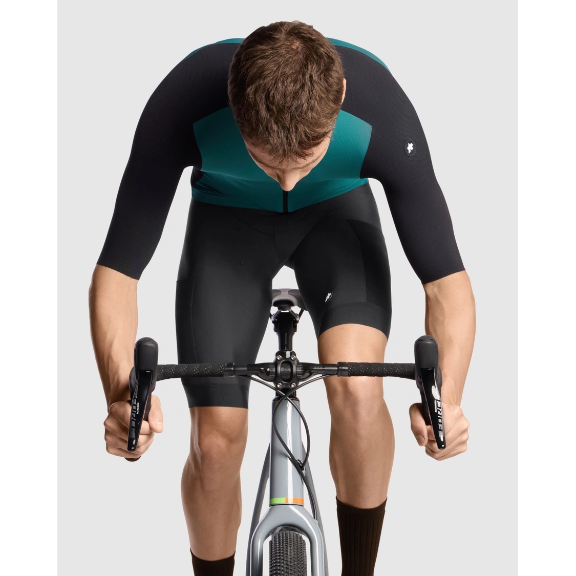Maillot de cyclisme vert pour hommes Assos Equipe R Jersey S11