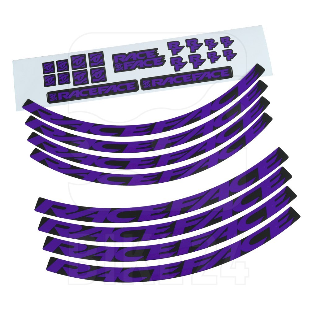 Produktbild von Race Face Aufkleber Satz für AR / Arc Felgen - violett