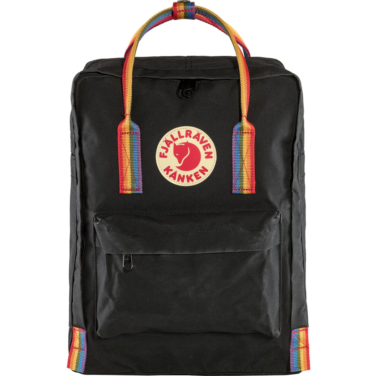 Picture of Fjällräven Kånken Rainbow Backpack - black/rainbow pattern