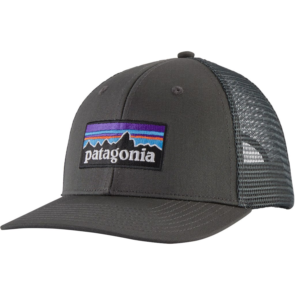 Picture of Patagonia P-6 Logo Trucker Hat - Forge Grey
