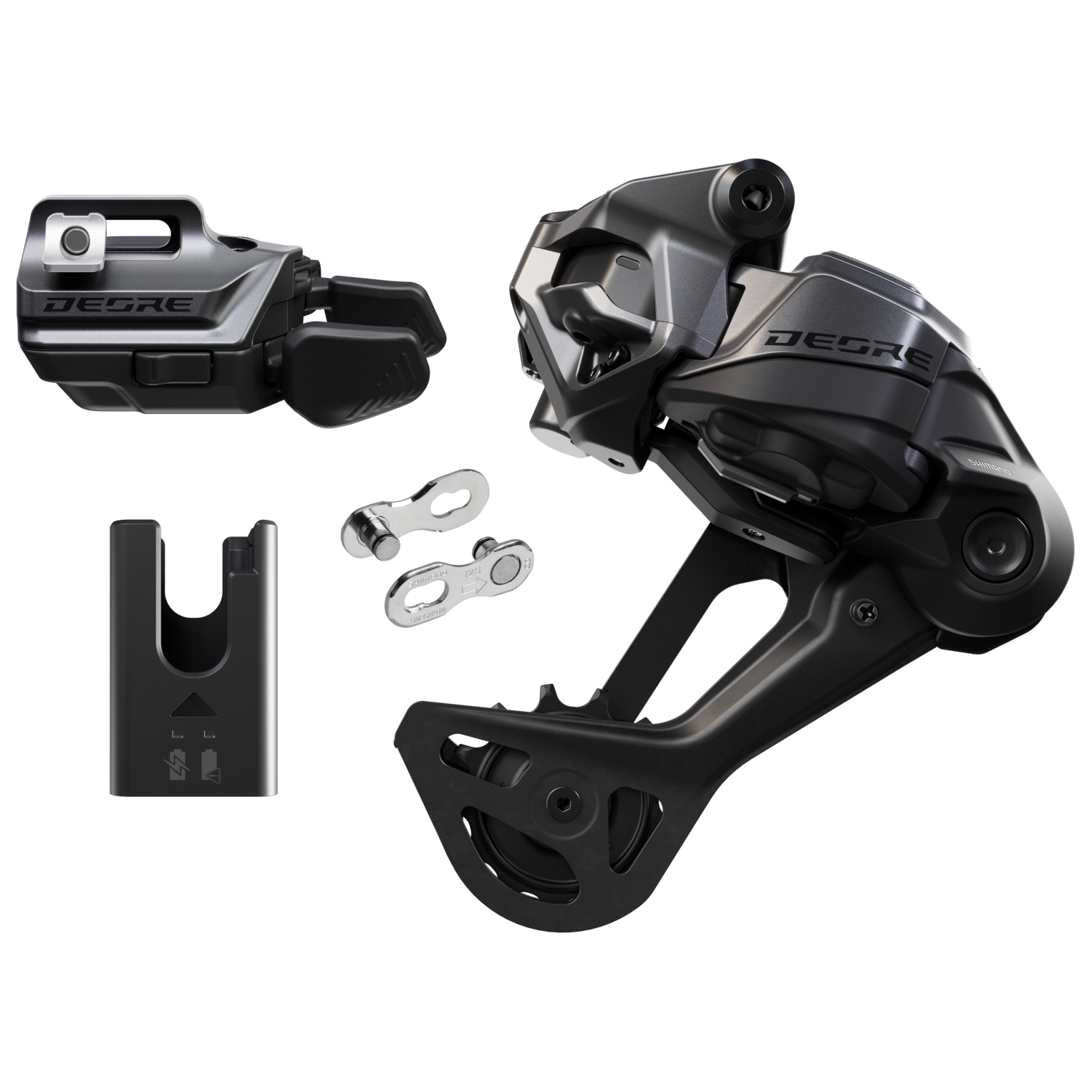 Productfoto van Shimano Deore M6250 Upgrade Kit - Di2 | 1x12-voudig - met SW-M6250-IR