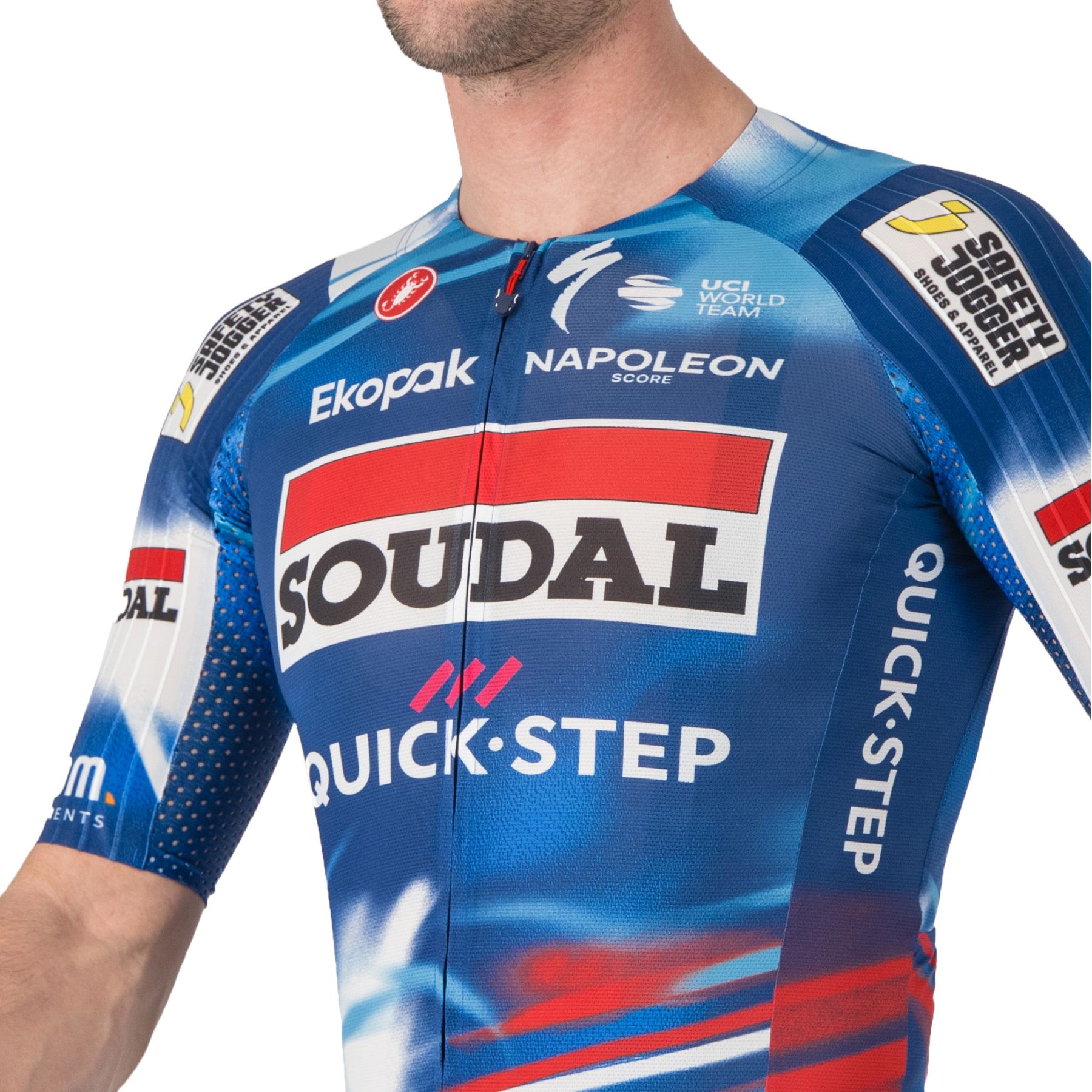 Castelli Aero Race 8S Jersey Team Soudal Quick-Step Men - score