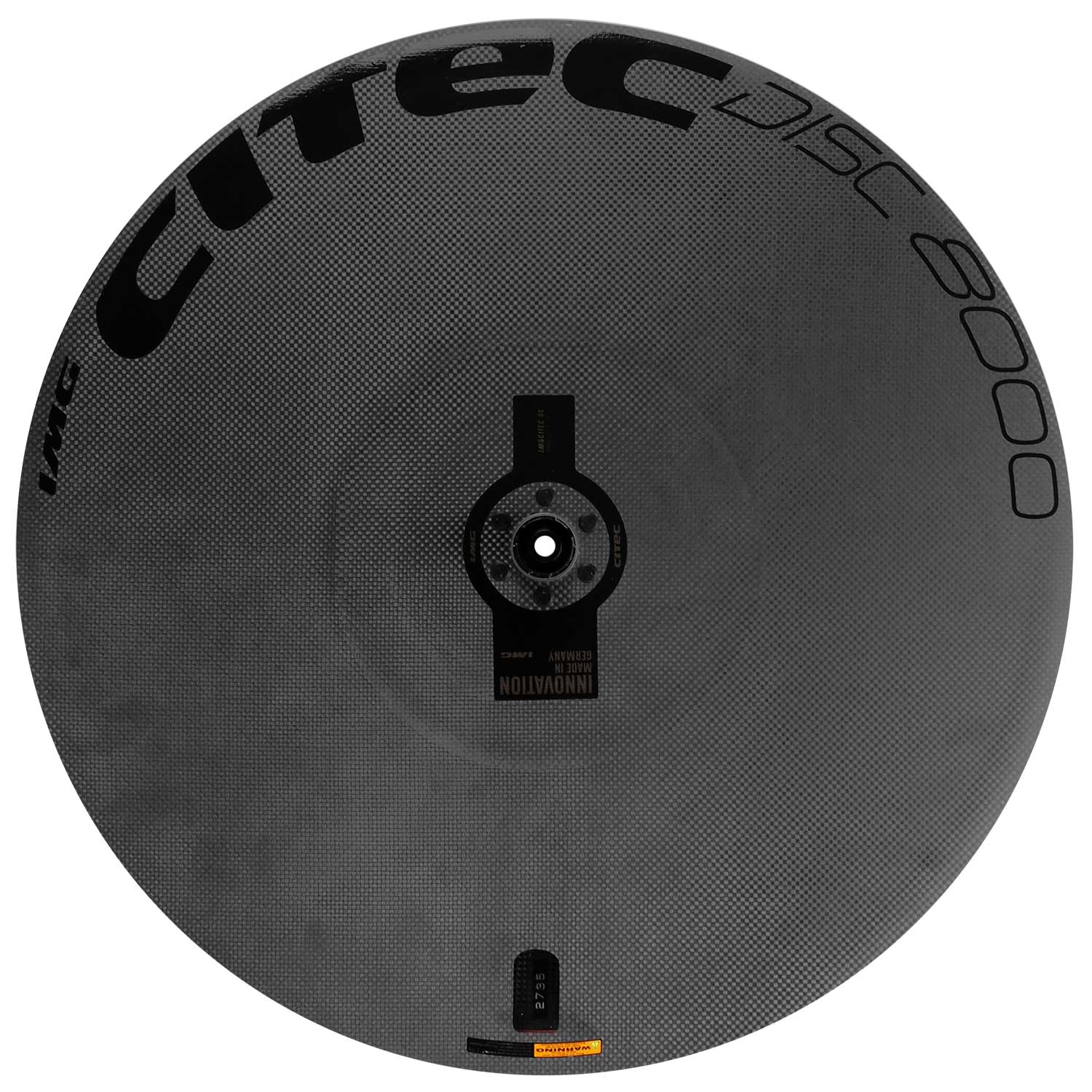 Picture of CITEC Disc 8000 DB Rear Wheel - 28&quot; | Clincher | Centerlock - 12x142 mm - black