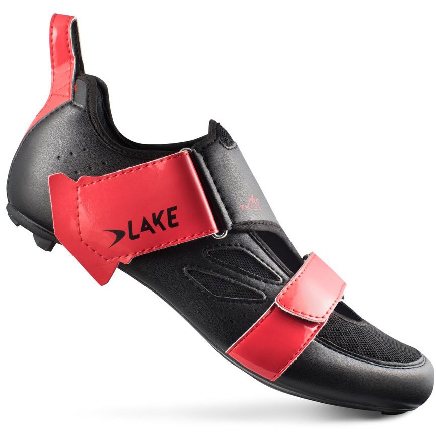 Image of Lake TX223 Air Triathlon Shoes - black / red