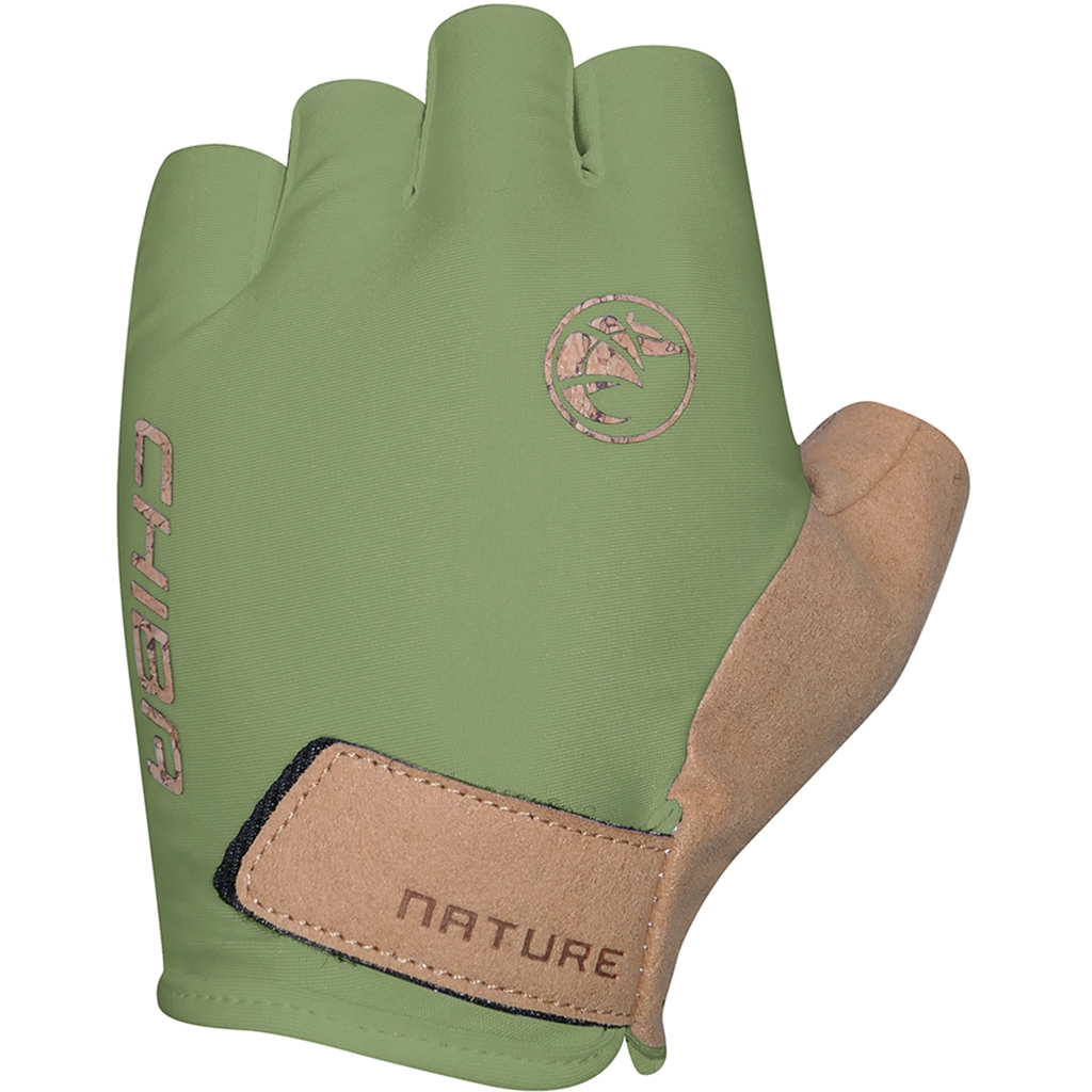 Produktbild von Chiba Nature Eco Kurzfinger-Handschuhe - olive