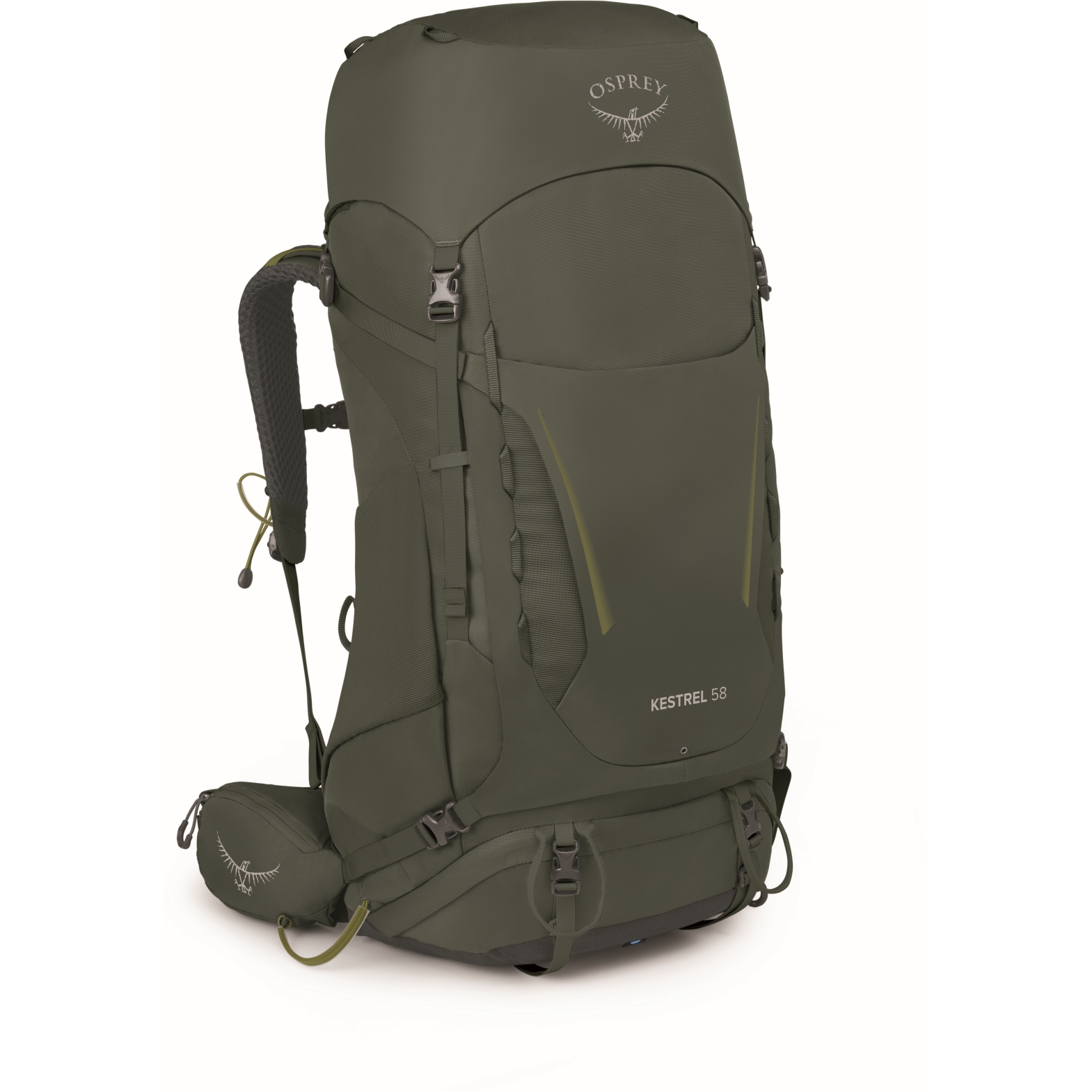 Picture of Osprey Kestrel 58 Backpack - Bonsai Green - L/XL
