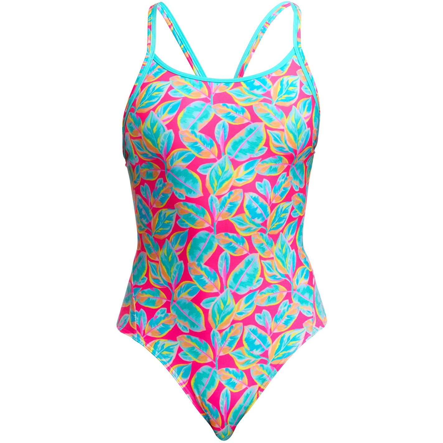 Produktbild von Funkita Diamond Back Eco Badeanzug Damen - Planted Pink
