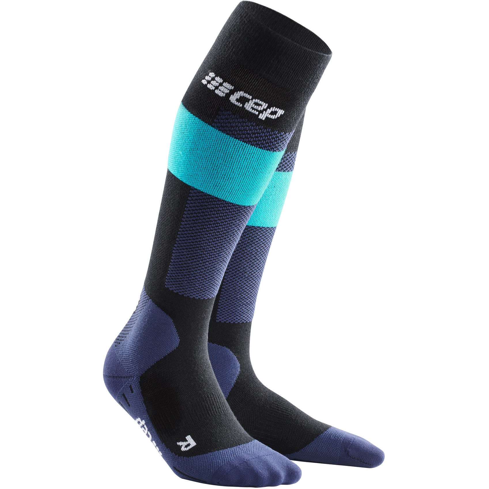 Picture of CEP Ski Merino Compression Socks - blue