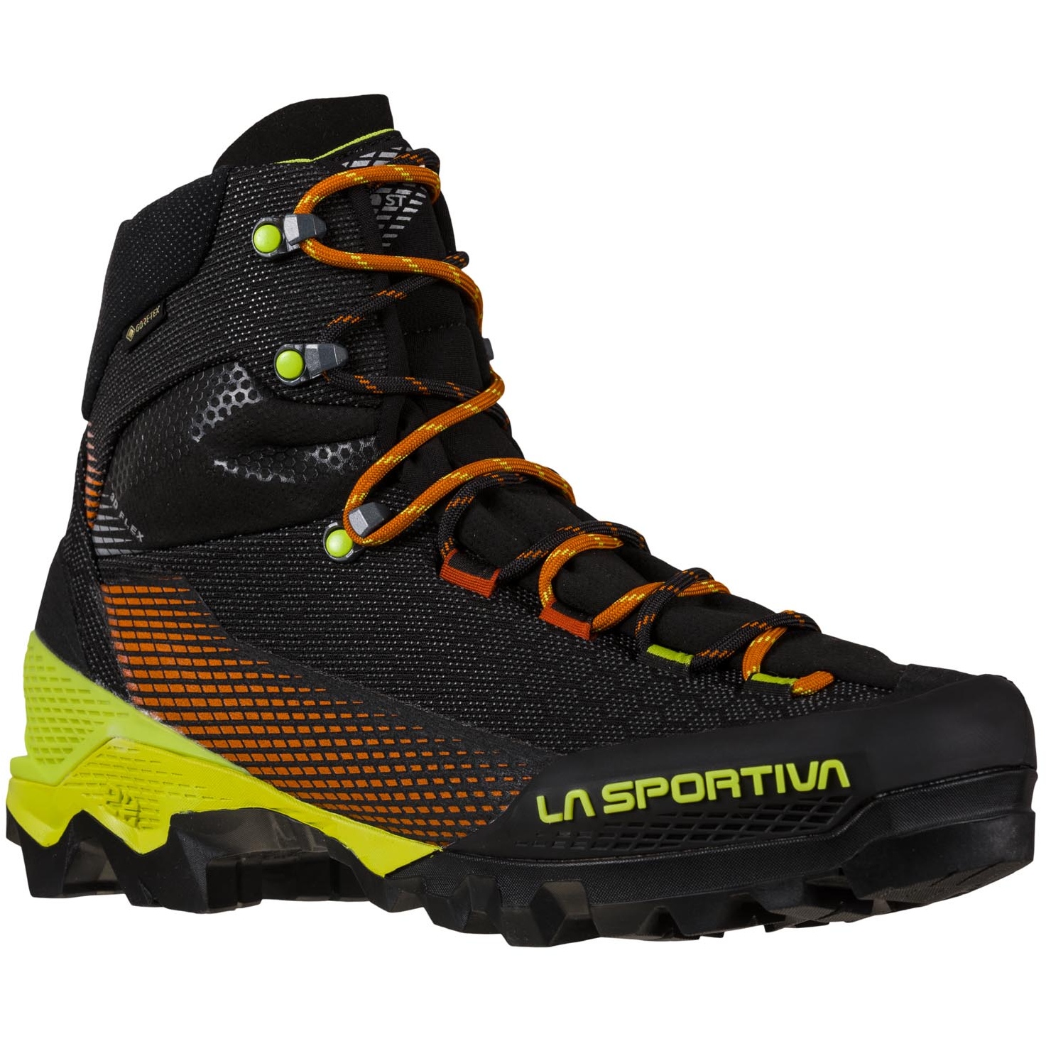La Sportiva Chaussures de Marche d’Approche Homme - Aequilibrium ST GTX -  Carbon/Lime Punch