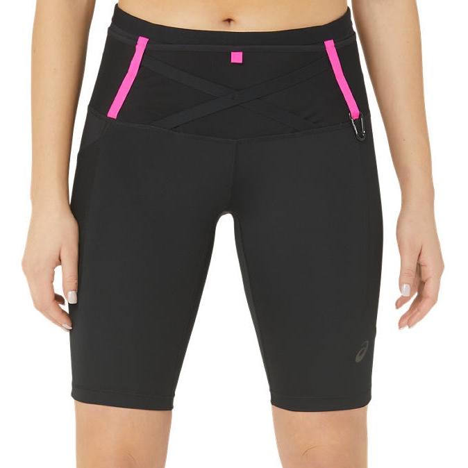 Produktbild von asics Fujitrail Sprinter Shorts Damen - performance black/pink glo