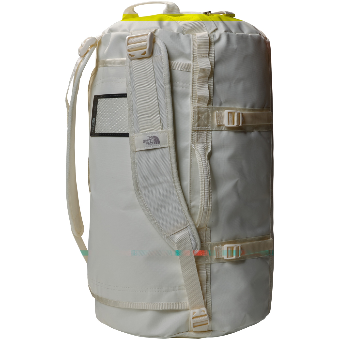 North face duffel bag white sale