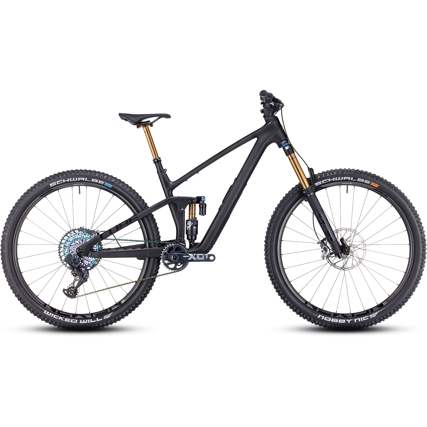 Picture of CUBE STEREO ONE55 C:62 SLT - 29&quot; Carbon Mountainbike - 2023 - carbon / black
