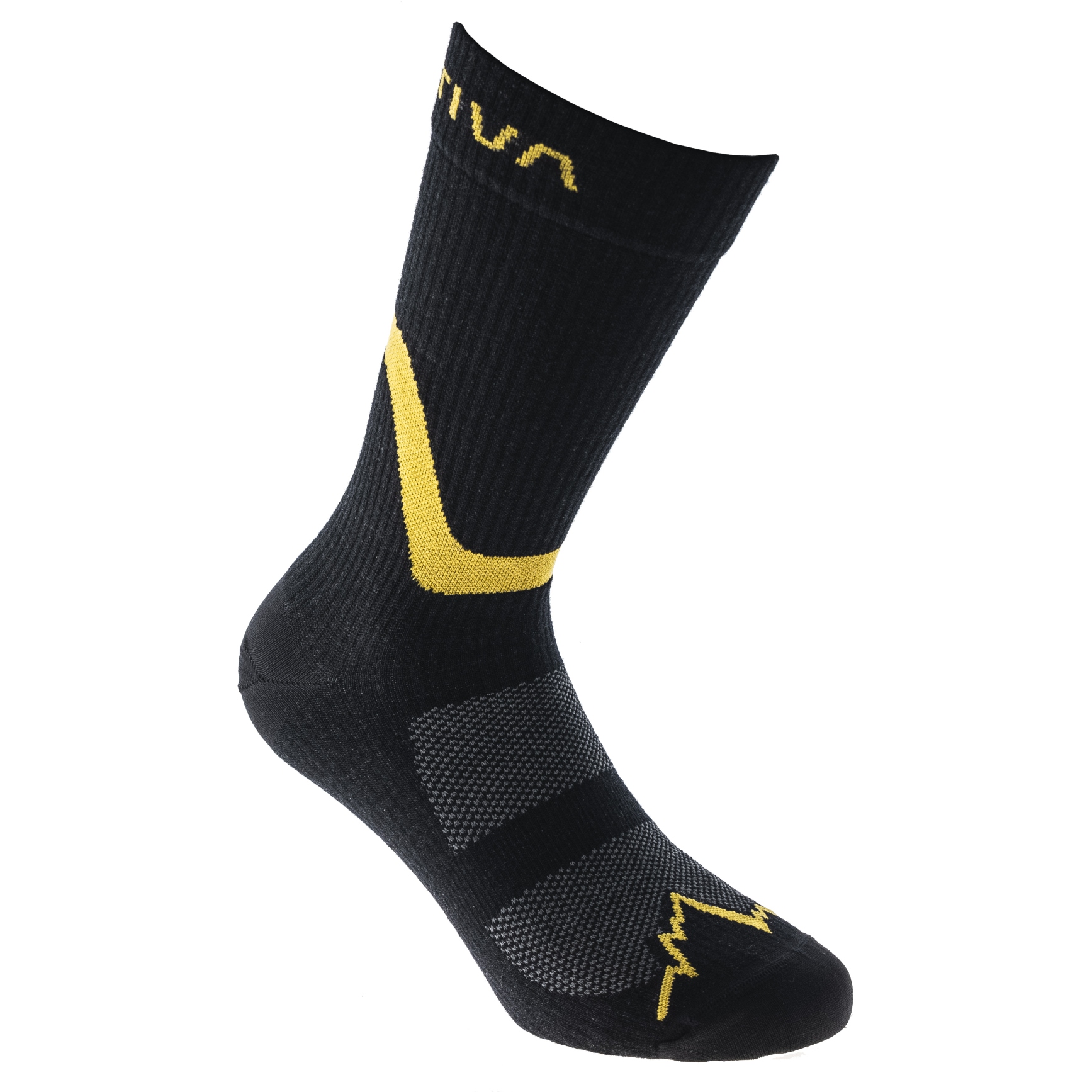 Picture of La Sportiva Hiking Socks - Black/Yellow 69F999100