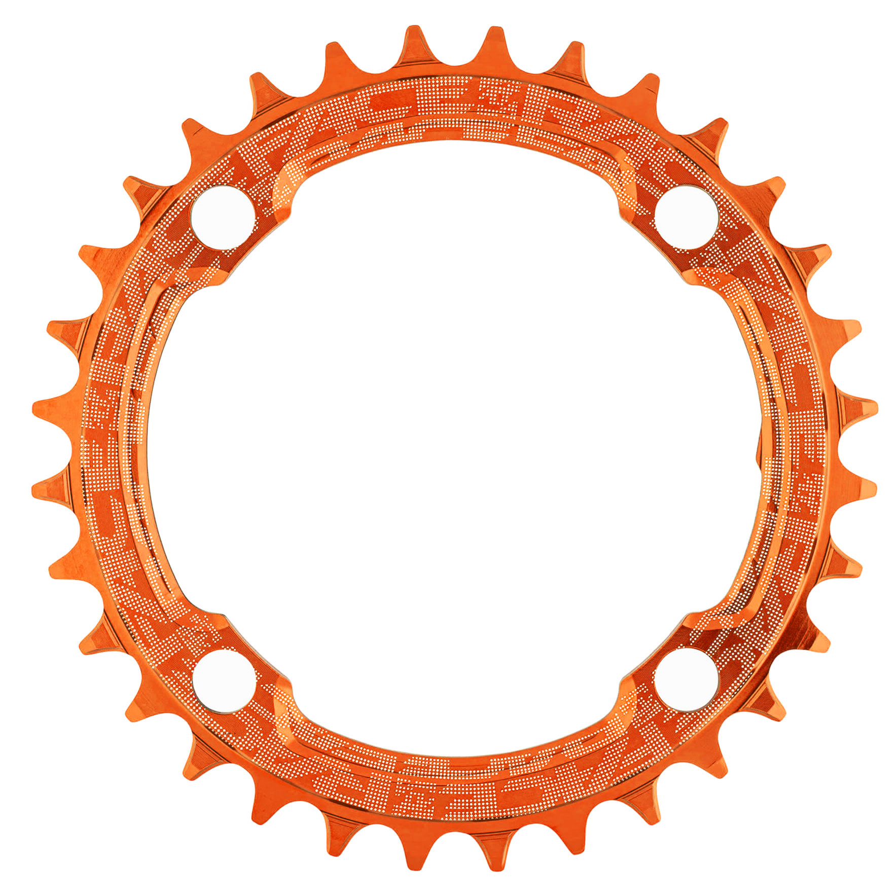 Productfoto van Race Face Narrow Wide Chainring - 4 Bolt - 104mm - orange