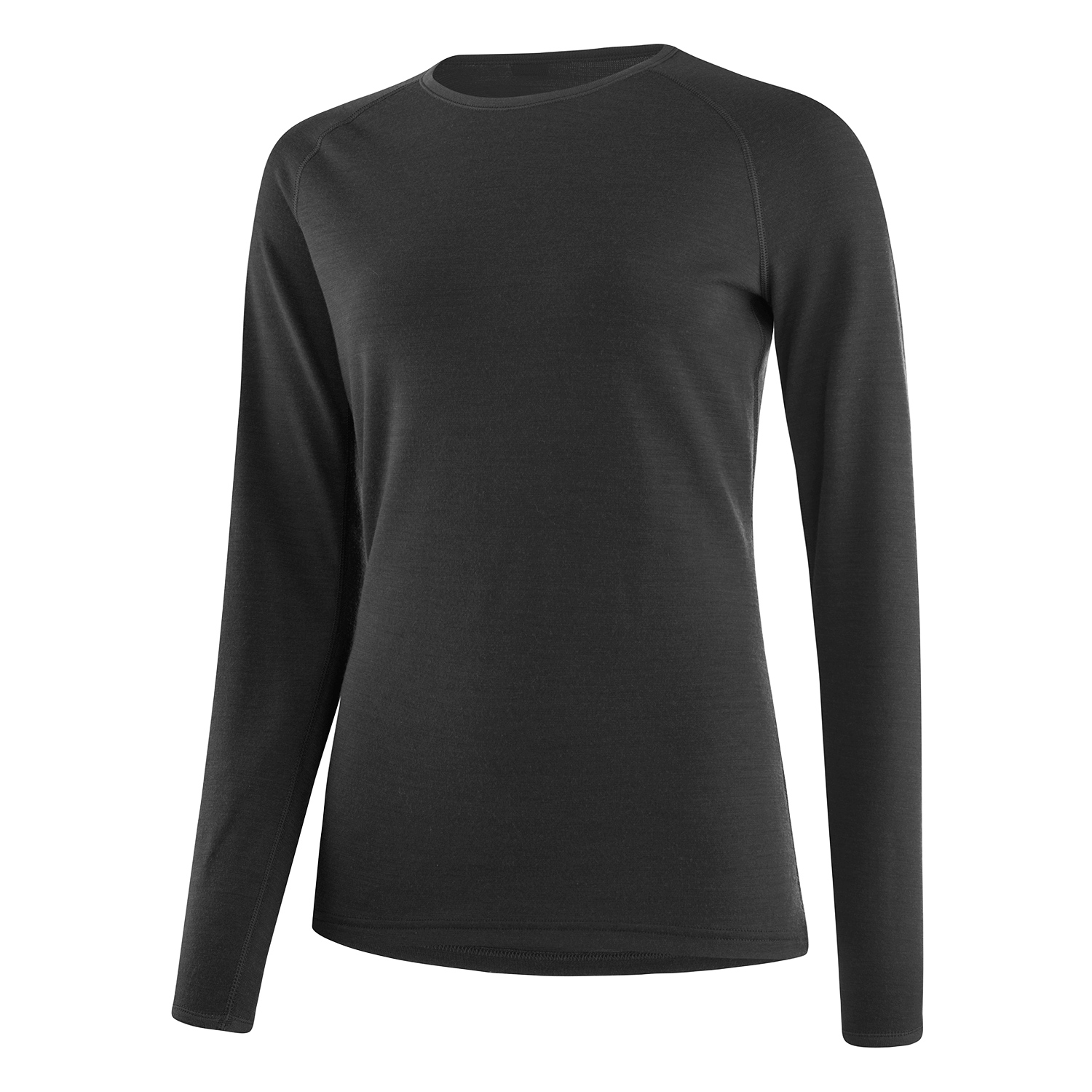 Produktbild von Löffler Transtex® Merino Langarm-Unterhemd Damen - schwarz 990