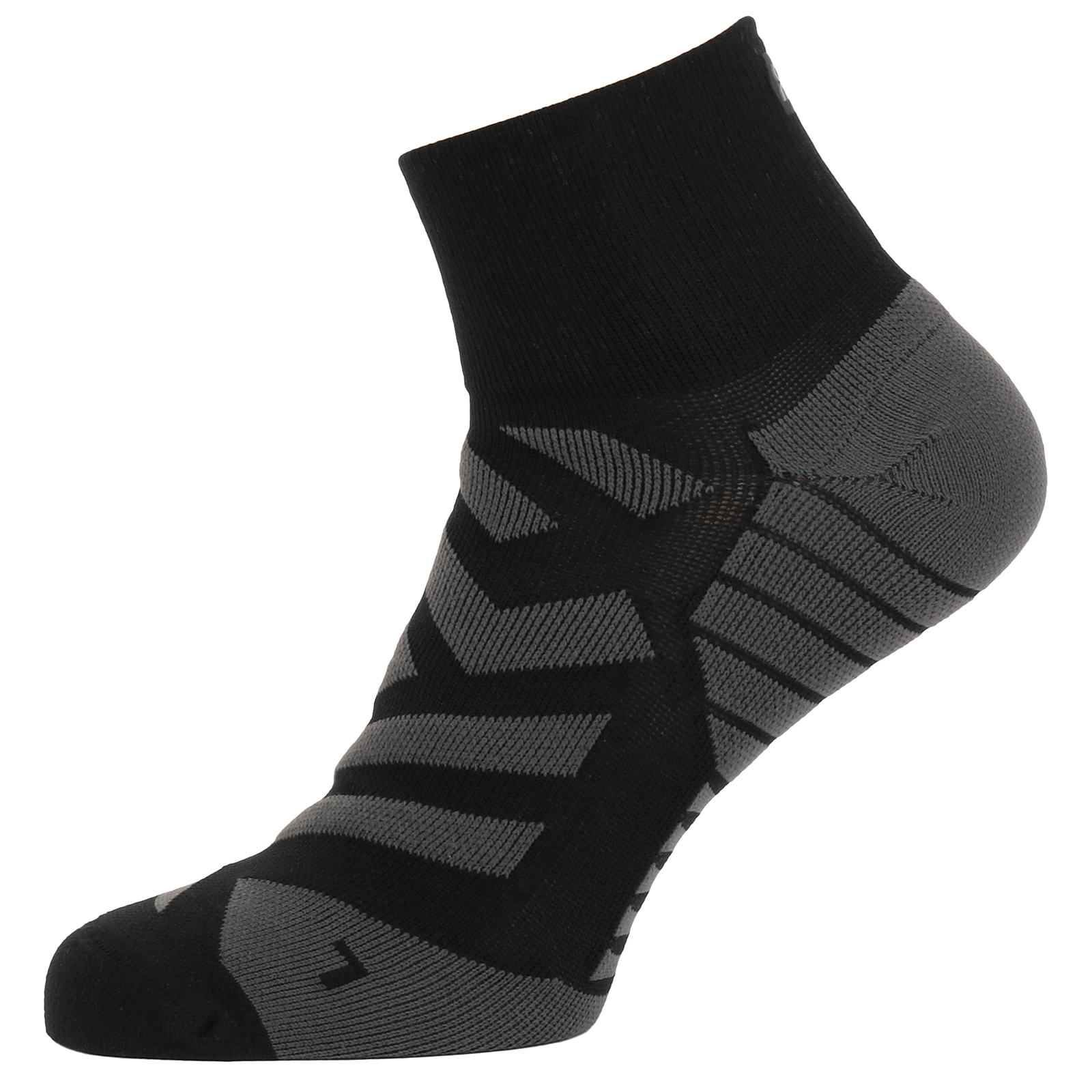 Picture of On Performance Mid Sock Men - Black &amp; Shadow