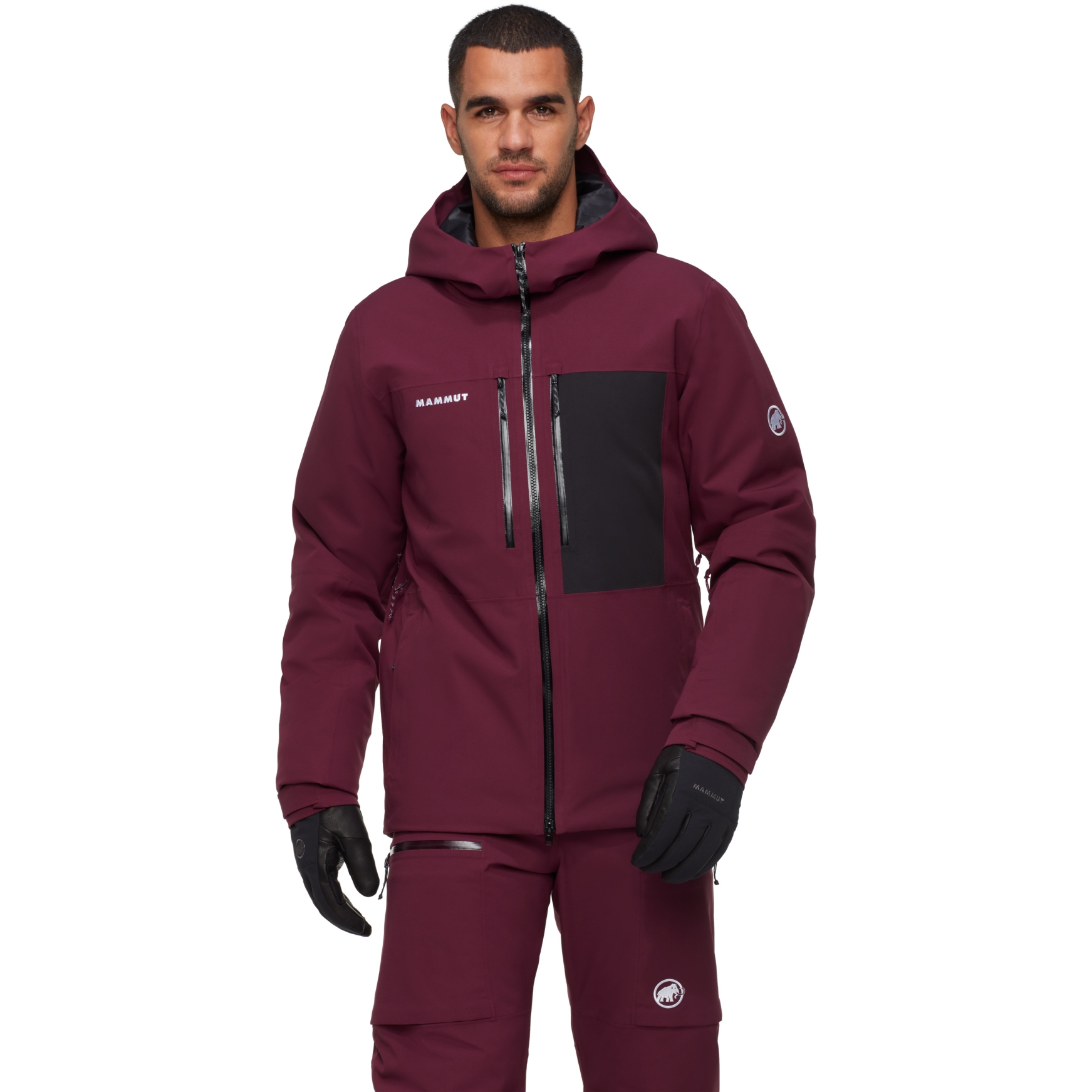Mammut Stoney Hardshell Thermo Hooded Jacket Men - vin-black | BIKE24