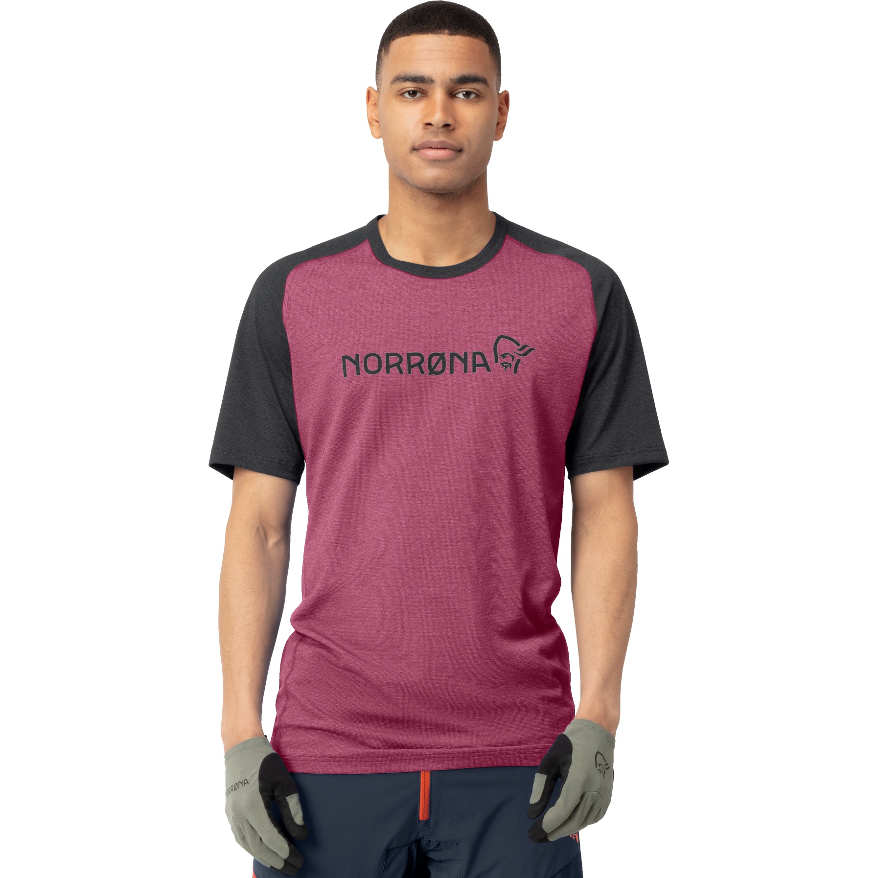 Picture of Norrona fjørå equaliser lightweight T-Shirt Men - Violet Quartz