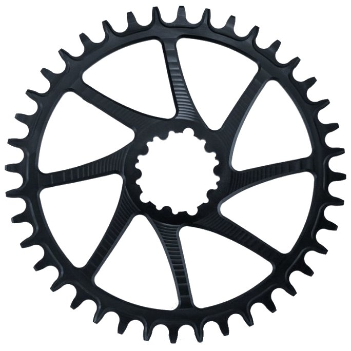 Picture of Garbaruk Road/CX/Gravel Chainring - Direct Mount / Round / Narrow-Wide - for SRAM GXP - black