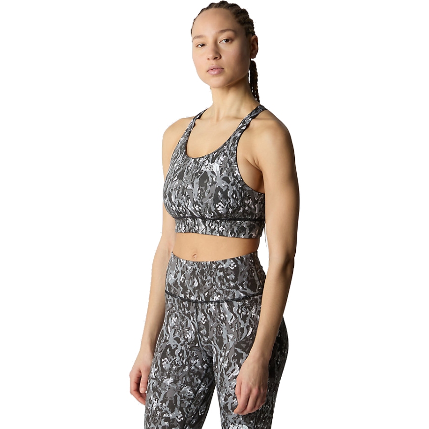Picture of The North Face Flex Printed Sports Bra Women - Asphalt Grey Abstract Lighting Print