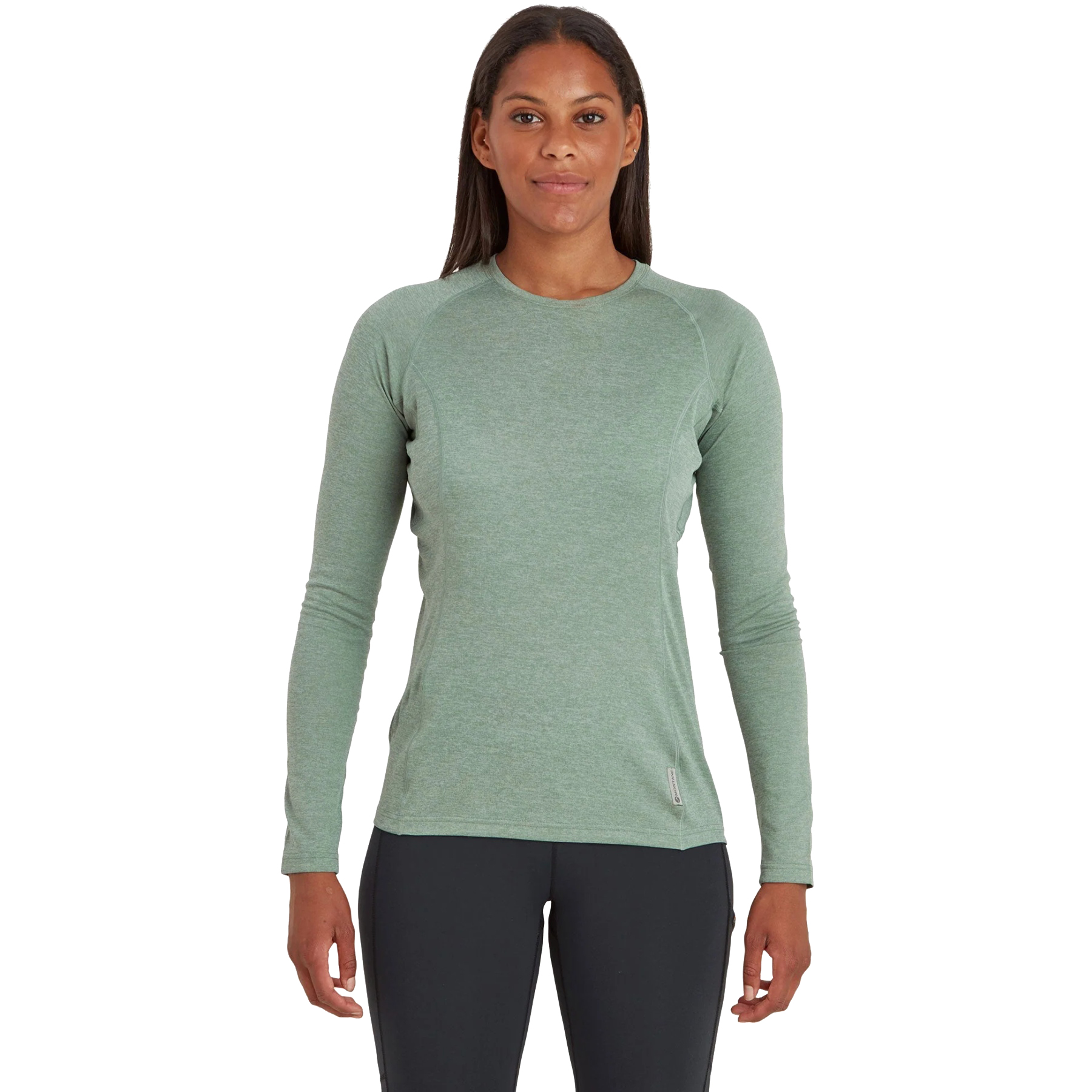 Picture of Montane Dart Women&#039;s Long Sleeve T-Shirt - pale sage