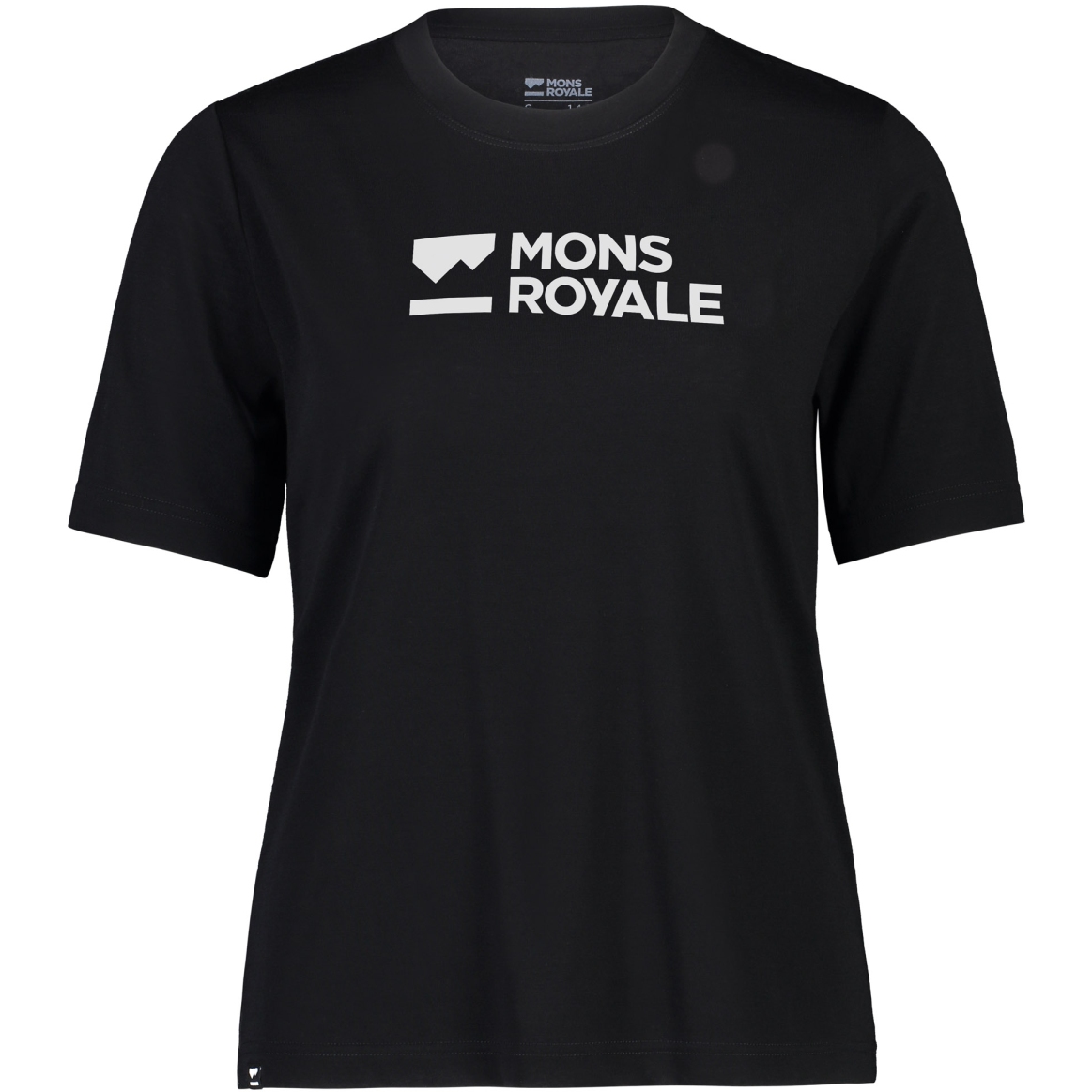 Produktbild von Mons Royale Icon Relaxed Damen T-Shirt - schwarz 1181