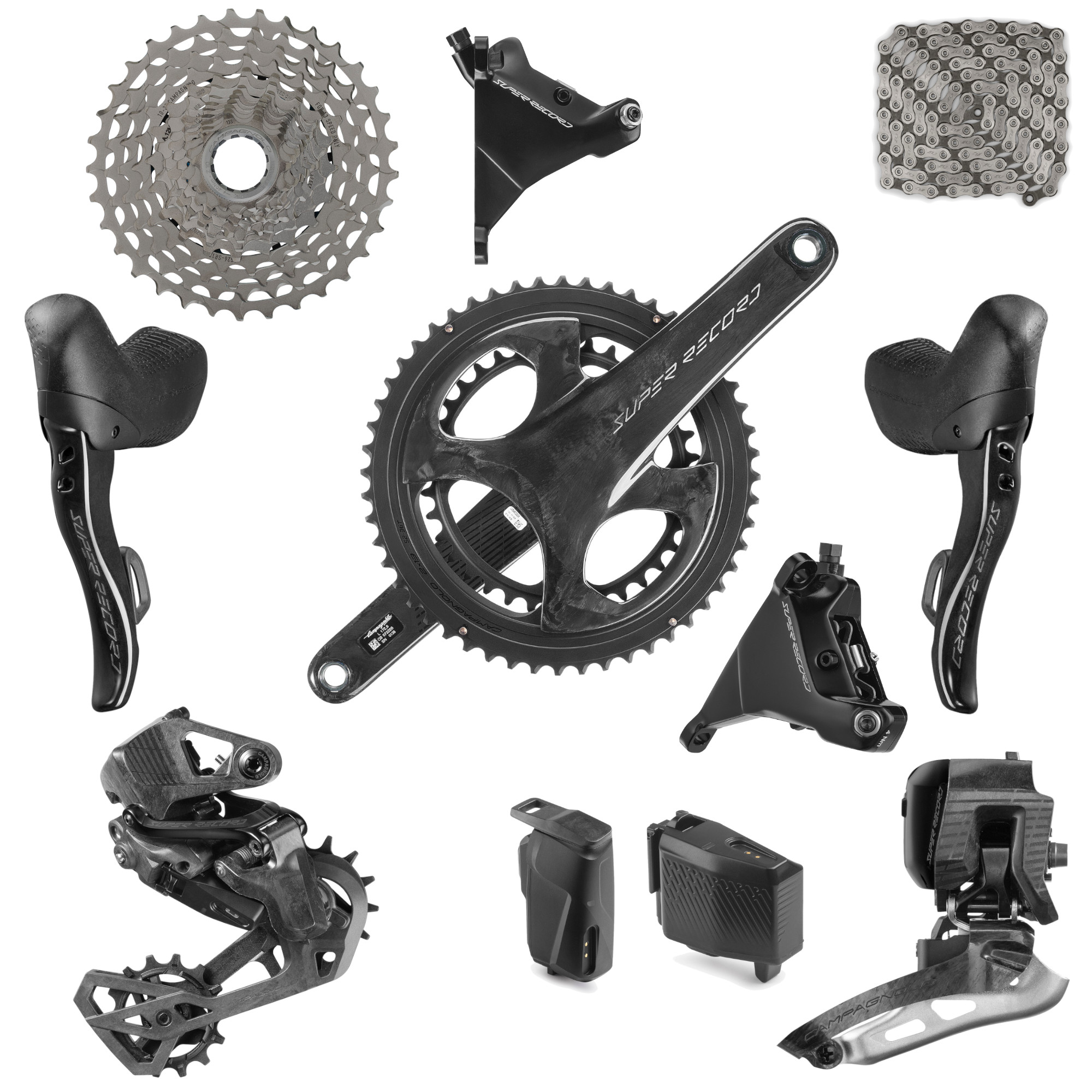 Produktbild von Campagnolo Super Record 13 WRL Schaltgruppe - 2x13-fach | 160mm Hydraulische Scheibenbremse | Flat Mount