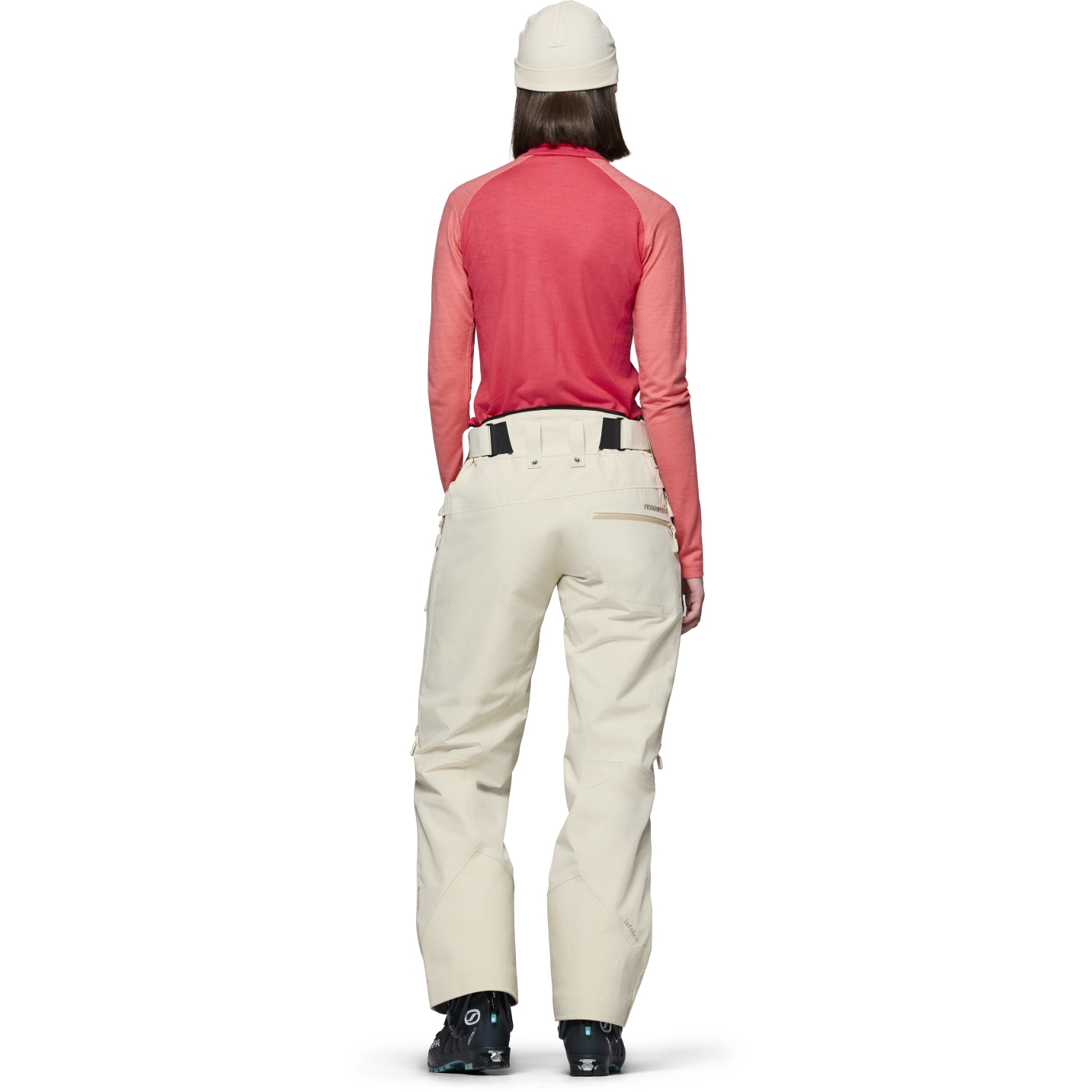 Norrona lofoten Gore-Tex insulated Pants Women - Oatmeal