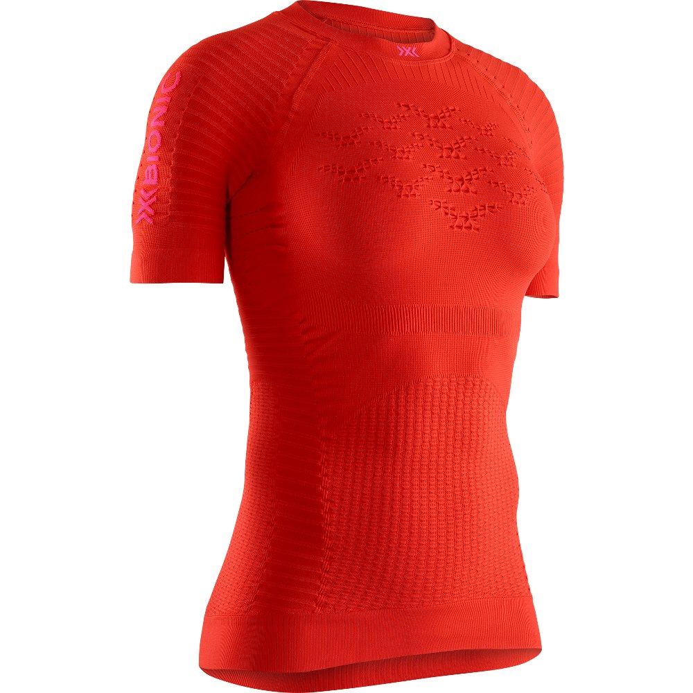 Produktbild von X-Bionic Effektor 4.0 Run Kurzarm-Laufshirt für Damen - sunset orange/nambi red