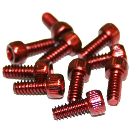 Picture of Reverse Components Steel Pins for Escape Pro &amp; Black ONE Pedals - red