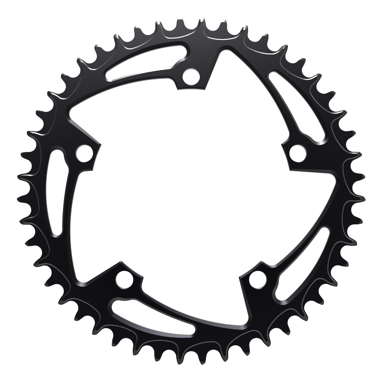 Picture of Alugear Narrow Wide Road Chainring - 130 BCD - 5-Bolt