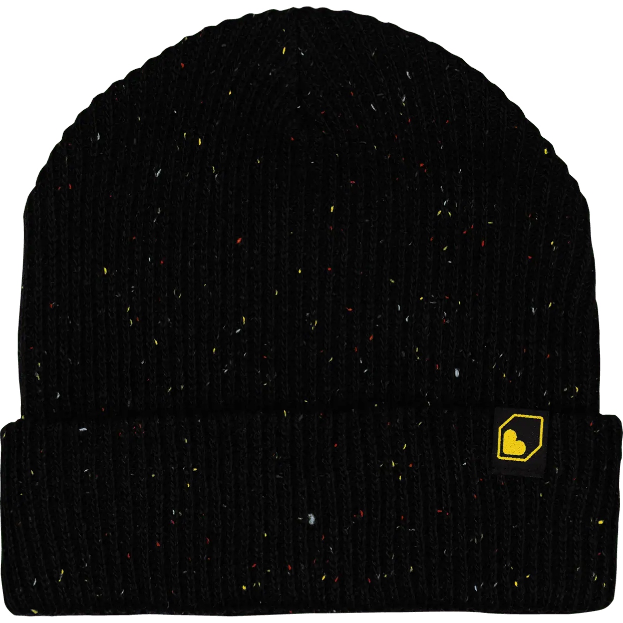 Produktbild von Burgtec Smugglers Beanie - black speckle